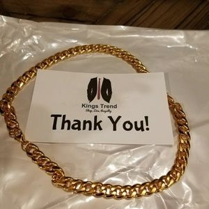 19 Inch 18K Gold Plated Necklace